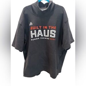 Adidas Men’s Black Training short sleeve Hoodie XXL